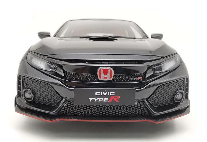 LCD Models 1/18 Scale Diecast LCD18005B-BL - 2020 Honda Civic Type R - Black