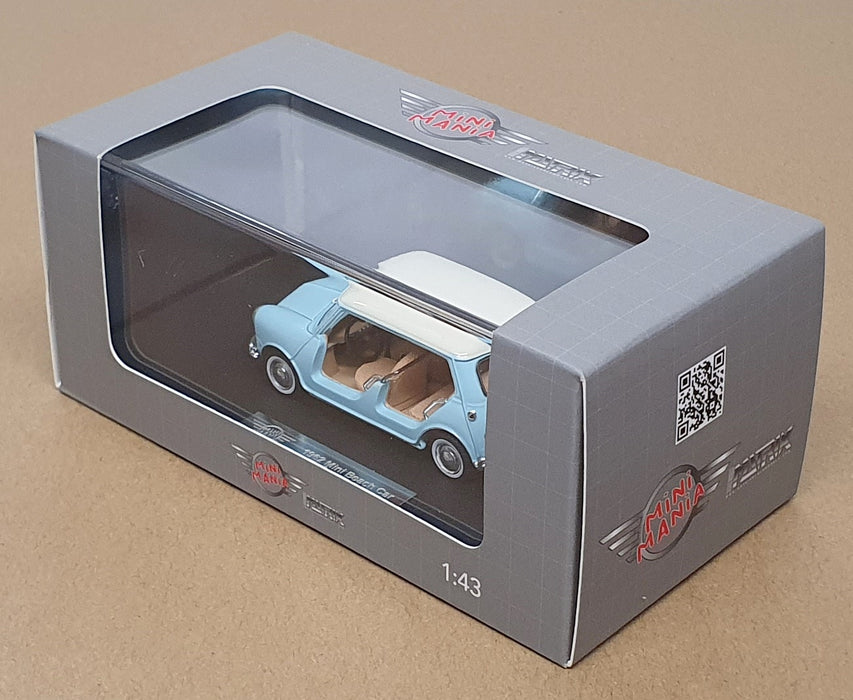 Matrix 1/43 Scale MXMM430142 - 1962 Mini Beach Car - White/Turquoise