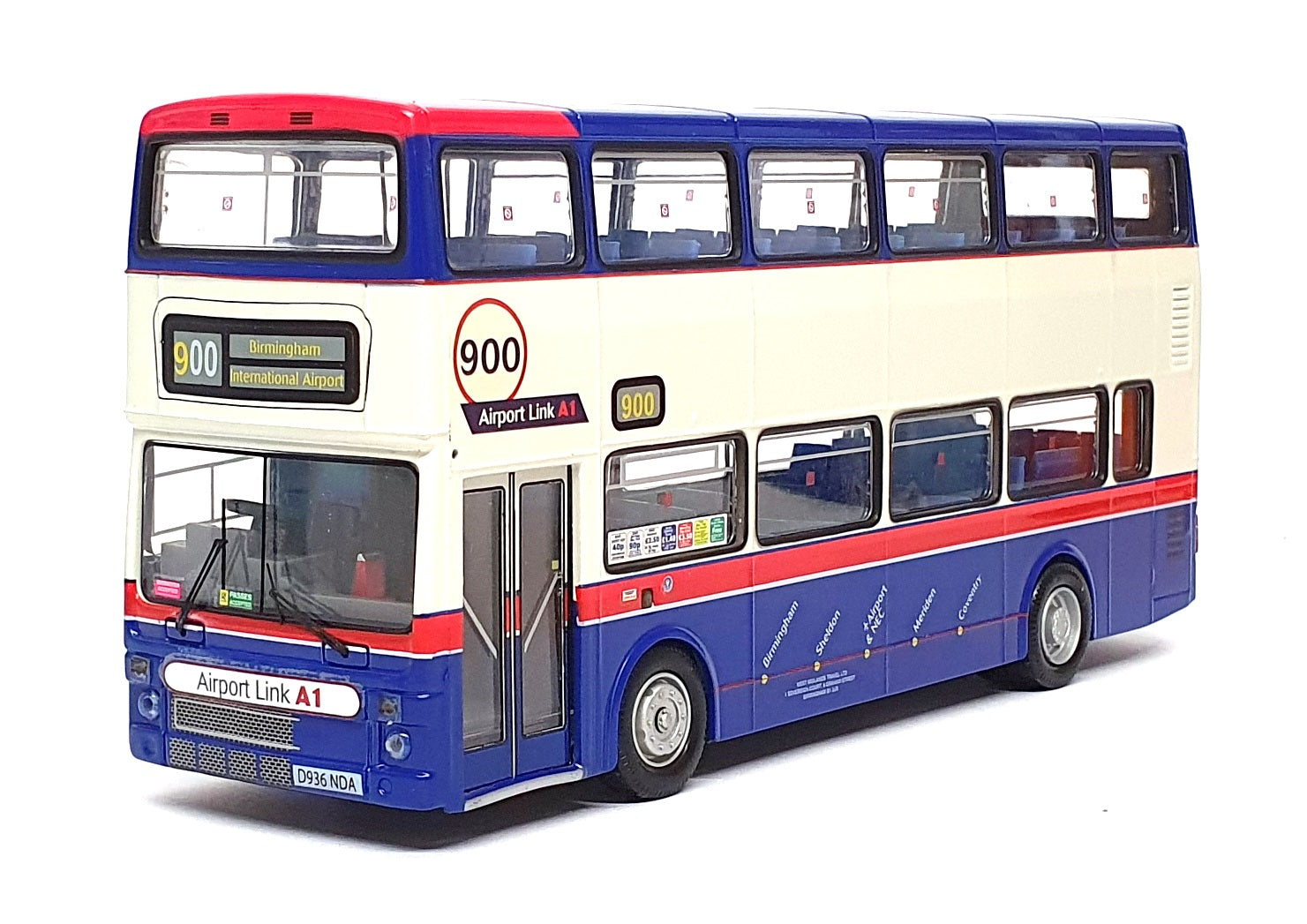 Collector's Model 1/50 Scale MCW-73203 - Metrobus Mk1 Rt. 900 Birmingham Airport