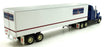 PEM 30cm Long Diecast M70507 Kenworth T600A Stevens Transport Truck - Blue/White