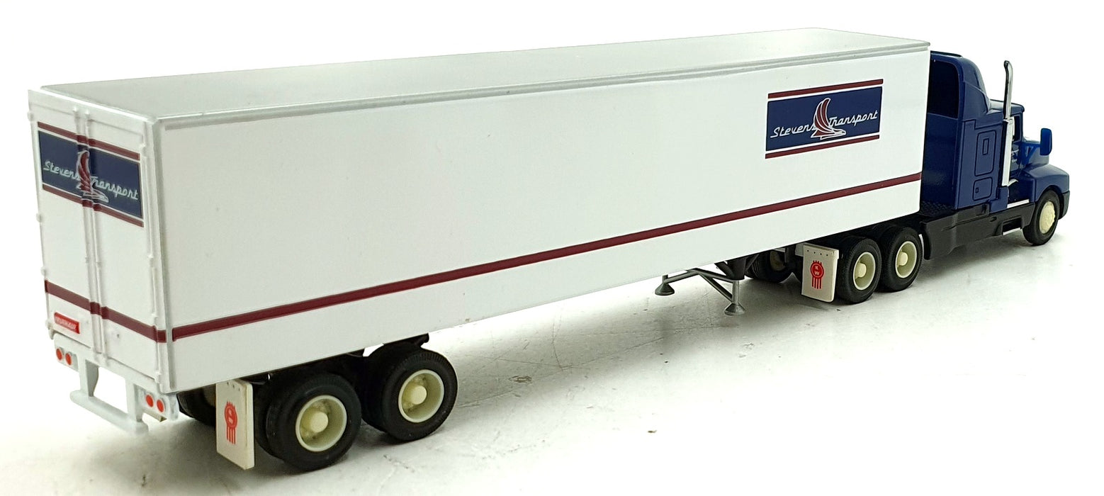PEM 30cm Long Diecast M70507 Kenworth T600A Stevens Transport Truck - Blue/White