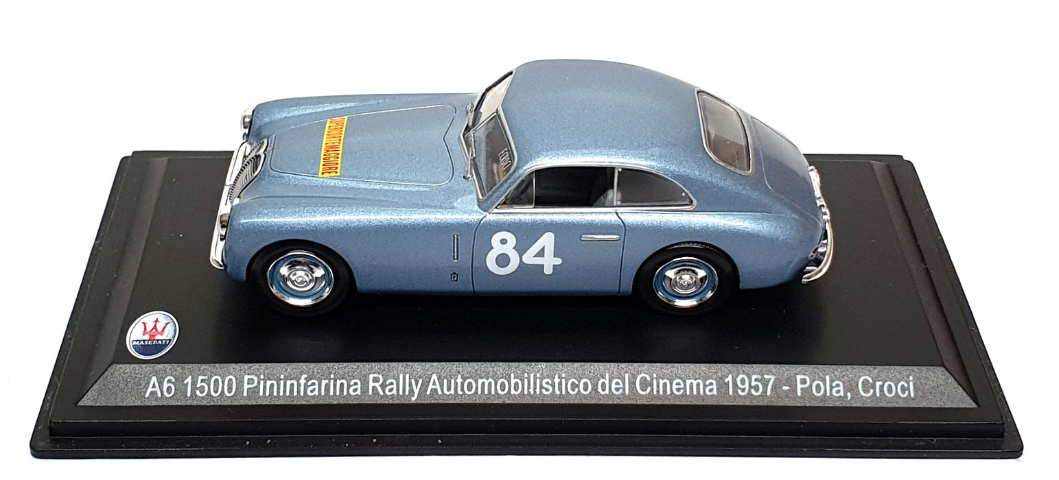 Leo Models 1/43 Scale L084 - Maserati A6 #84 Rally Del Cinema 1957 - Lt. Blue