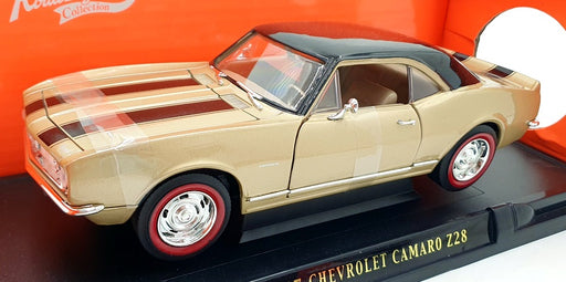 Road Signature 1/18 Scale Diecast 92188 - Chevrolet Camaro Z-28 1967 Gold/Black