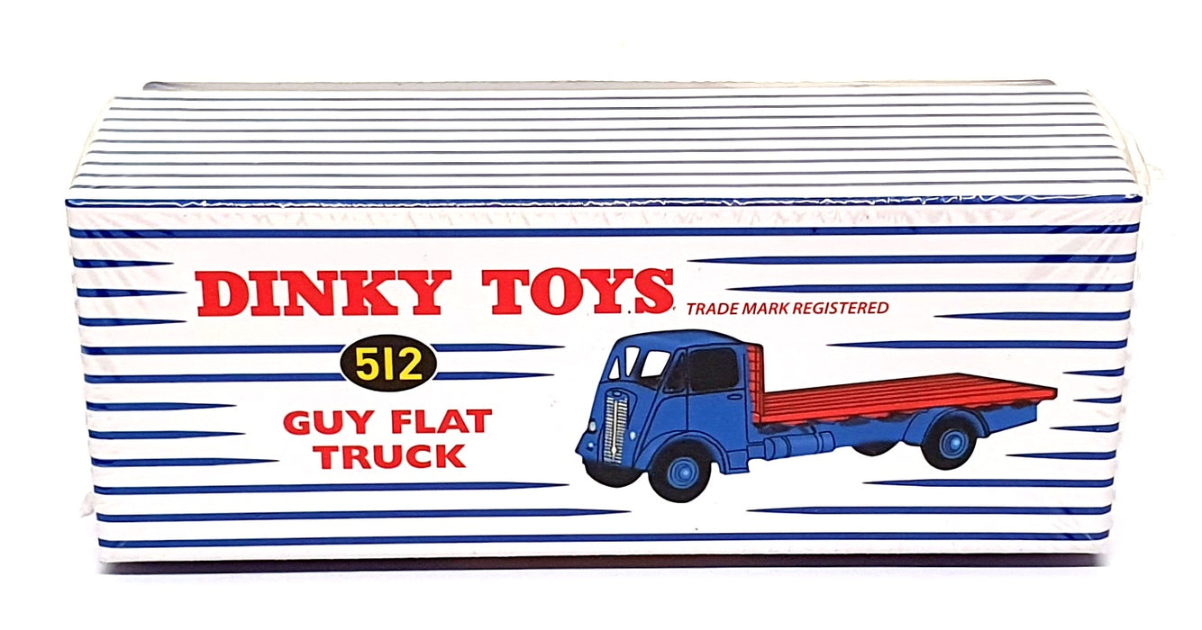 Atlas Editions Dinky Toys 512 - Guy Flat Truck - Blue/Red