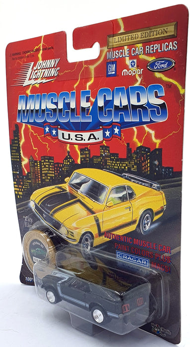 Johnny Lightning 1/64 Scale 200-200 - Muscle Cars 1970 Mustang Boss 302 - Black