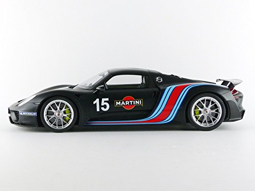 GT Spirit 1/12 Scale Resin - ZM084 Porsche 918 Spyder Martini Matt Black