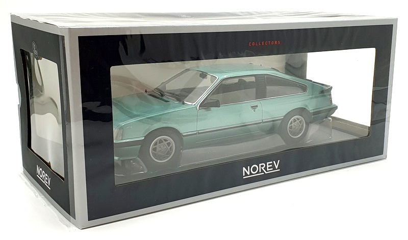 Norev 1/18 Scale Diecast 183643 - 1983 Opel Monza 2.5 E - Met. Beryll Green