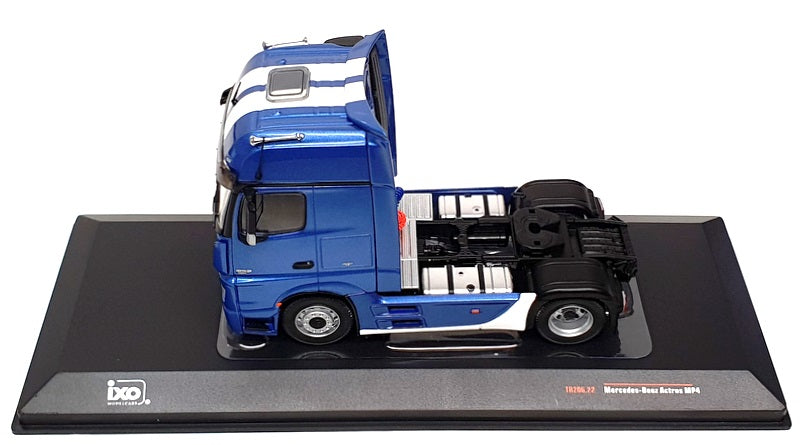 Ixo 1/43 Scale TR206.22 - Mercedes Benz Actros MP4 Truck - Met. Blue/White