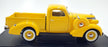Road Signature 1/18 Scale 92458 1937 Studebaker Coupe Express Pick-Up Yellow