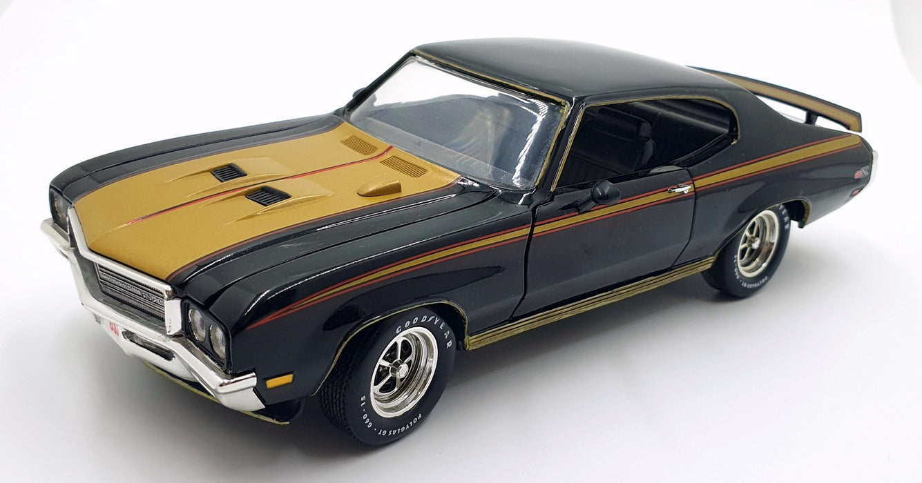 Ertl 1/18 Scale Diecast 15126B - 1971 Buick GSX - Black/Gold