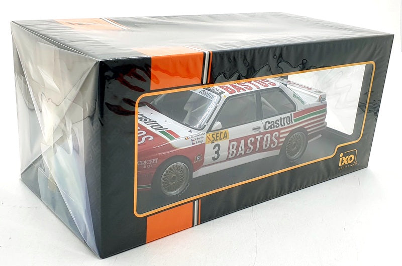 IXO Models 1/18 Scale 18RMC081C - BMW M3 E30 #3 Spa Bastos 1991 Liedekerke