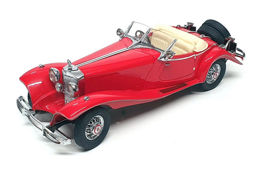 Franklin Mint 1/24 Scale FKN03 - Mercedes Benz 500k Special Roadster - Red