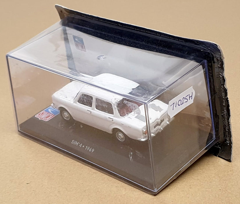Altaya 1/43 Scale Diecast 71025H - 1969 Simca Sim' 4 - White