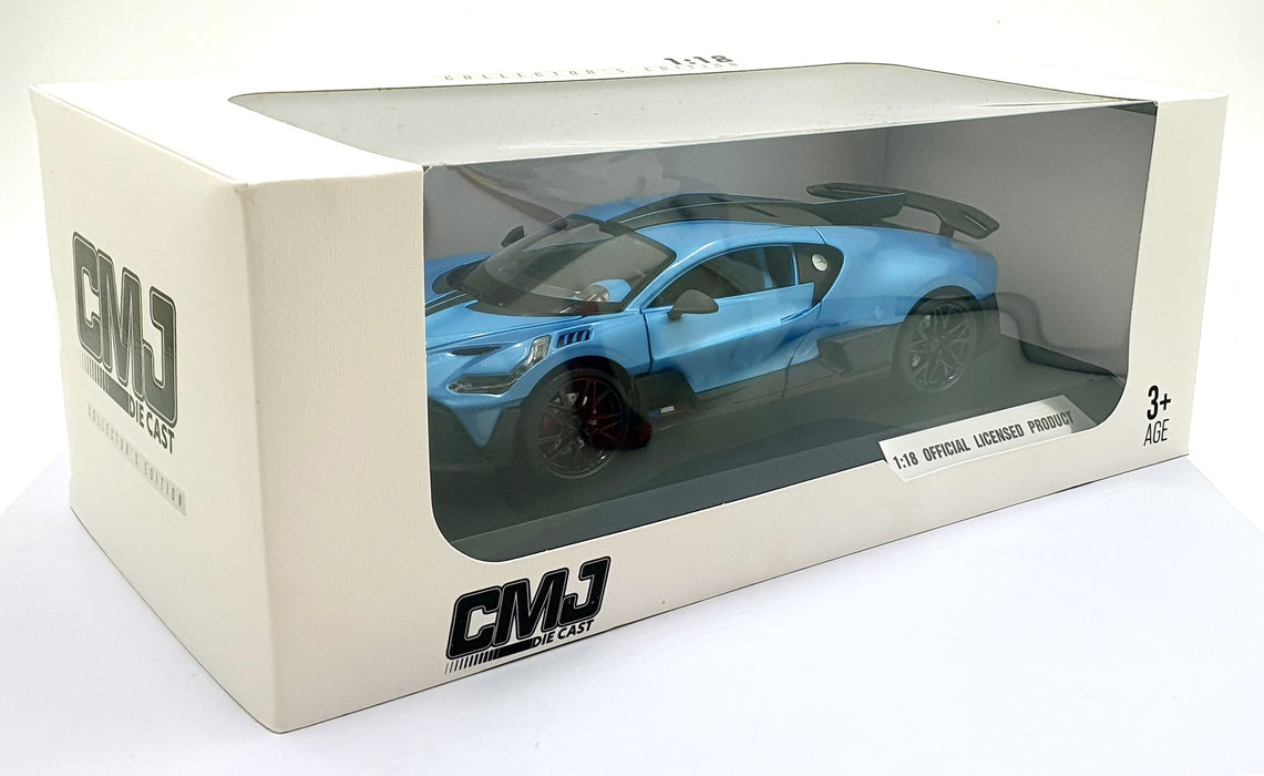 CMJ 1/18 Scale Diecast DC118BDBL - Bugatti Divo - Blue