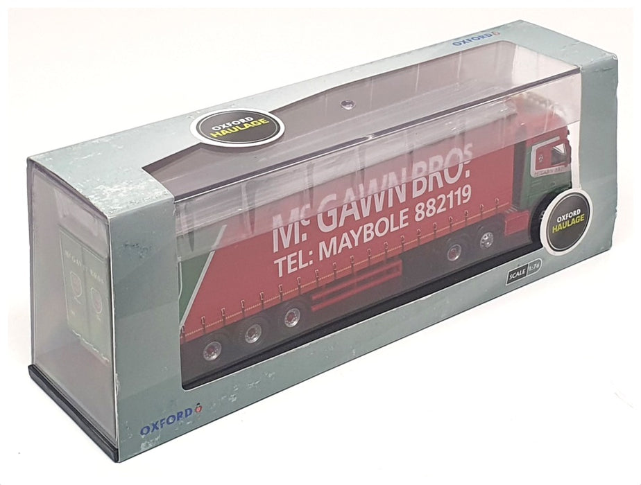Oxford Diecast 1/76 Scale 76MB007 - Mercedes Actros GSC (McGawn Bros) Red/Green