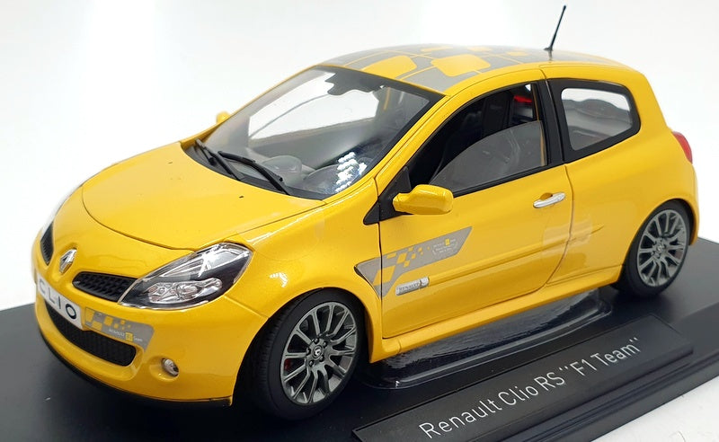 Norev 1/18 Scale Diecast 185236 - Renault Clio RS F1 Team 2007 Sirius Yellow
