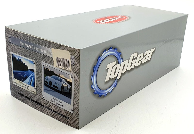Minichamps 1/18 Scale 519 101100  - Bugatti Veyron Top Gear - White/Blue