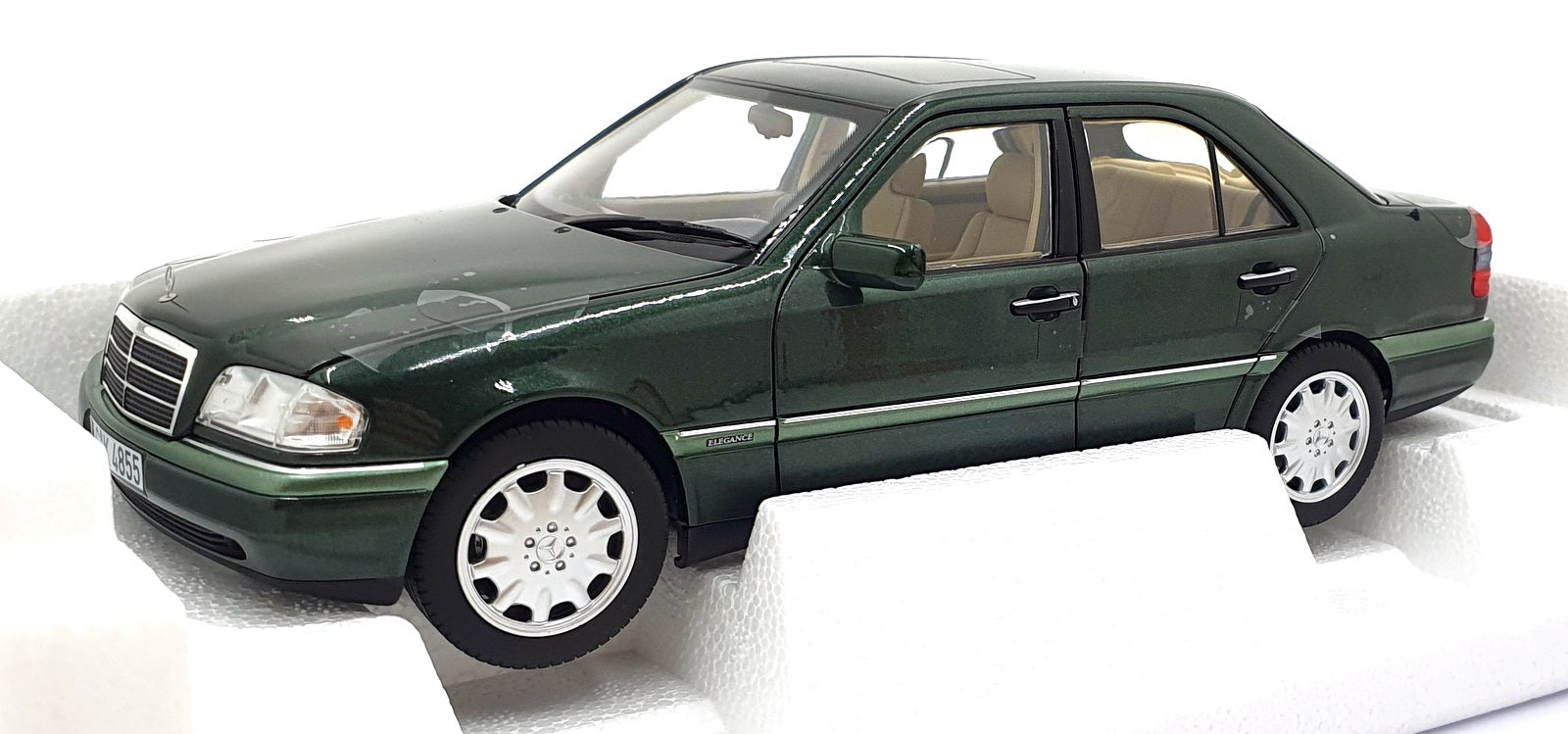 Norev 1/18 Scale Diecast 183372 - 1993 Mercedes- Benz C-Class - Met. Green