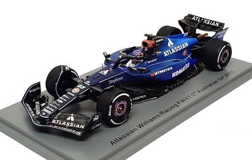 Spark 1/43 Scale S9582 - F1 Atlassian Williams FW47 5th Australian GP 2025 Albon