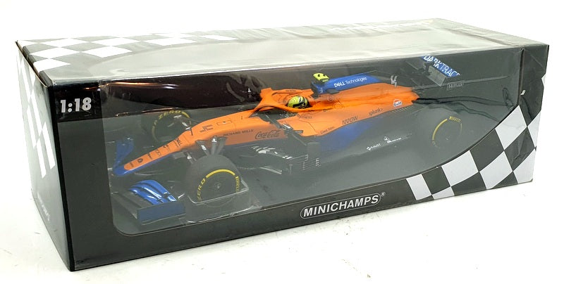 Minichamps 1/18 Scale 530 211804 McLaren F1 Team MCL35M Bahrain GP 2021 - Norris