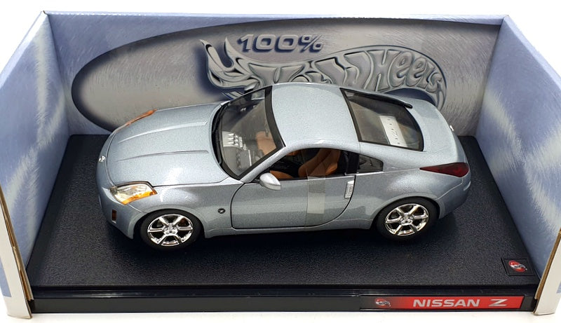 Hot Wheels 1/18 Scale Diecast 56758 - Nissan 350Z - Silver