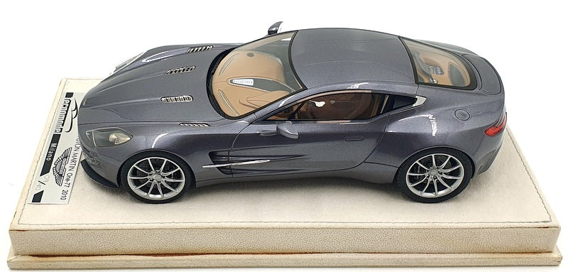 Tecnomodel 1/18 Scale T18-MI01U - Aston Martin One 77 2010 - Tungsten Silver
