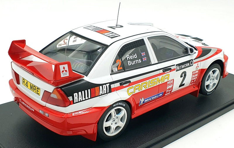 IXO 1/18 Scale Diecast 18RMC093A Mitsubishi Lancer RS Evo V #2 RAC 1998 R.Burns
