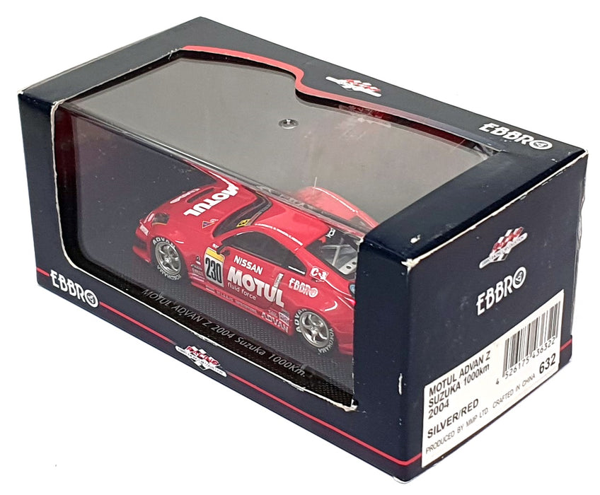 Ebbro 1/43 Scale 632 - Nissan Motul Advan Z Suzuki 1000Km 2004 #230