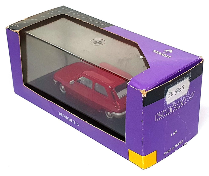Eligor 1/43 Scale Diecast EL13825 - Renault 5 - Red