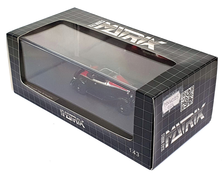 Matrix 1/43 Scale MX40205-021 - 1929 Bugatti Type 40 Roadster - Red/Black