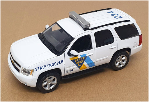 Welly 1/24 Scale 2624S - 2008 Chevrolet Tahoe NJ State Police - White