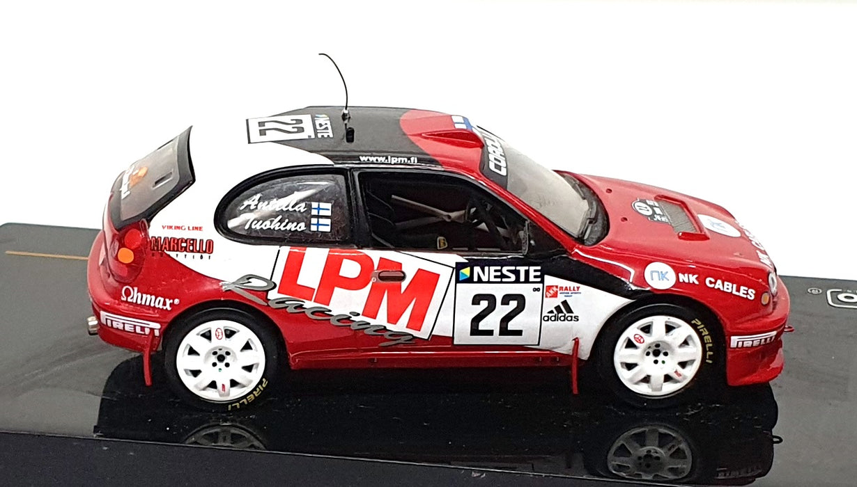 Ixo 1/43 Scale RAC145 Toyota Corolla WRC #22 Finland Rally 2000 Tuohino/Anttila