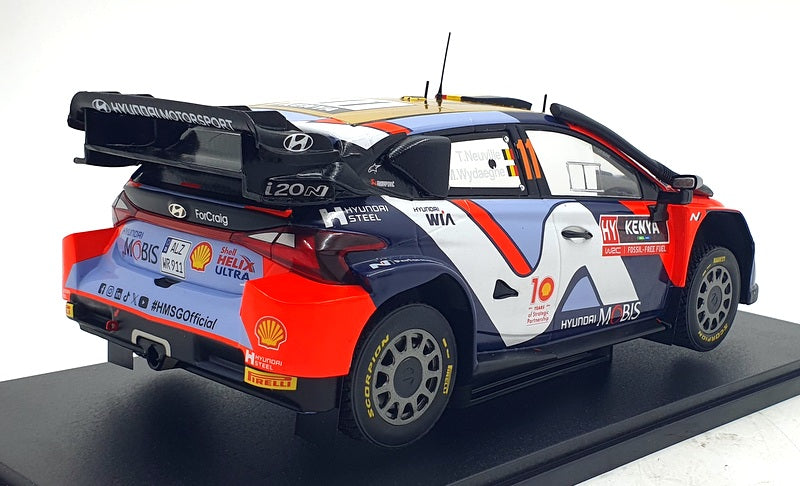Ixo 1/18 Scale 18RMC208.22 - Hyundai i20 N Rally1 Hybrid #11 Safari Kenya 2024