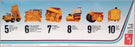 AMT 1/25 Scale Kit AMT1209/04 - International Payhauler 350 Construction Truck