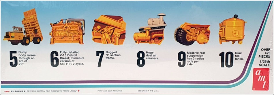 AMT 1/25 Scale Kit AMT1209/04 - International Payhauler 350 Construction Truck