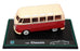 Cararama 1/43 Scale CARA27 - Volkswagen VW Samba Bus - Beige/Red