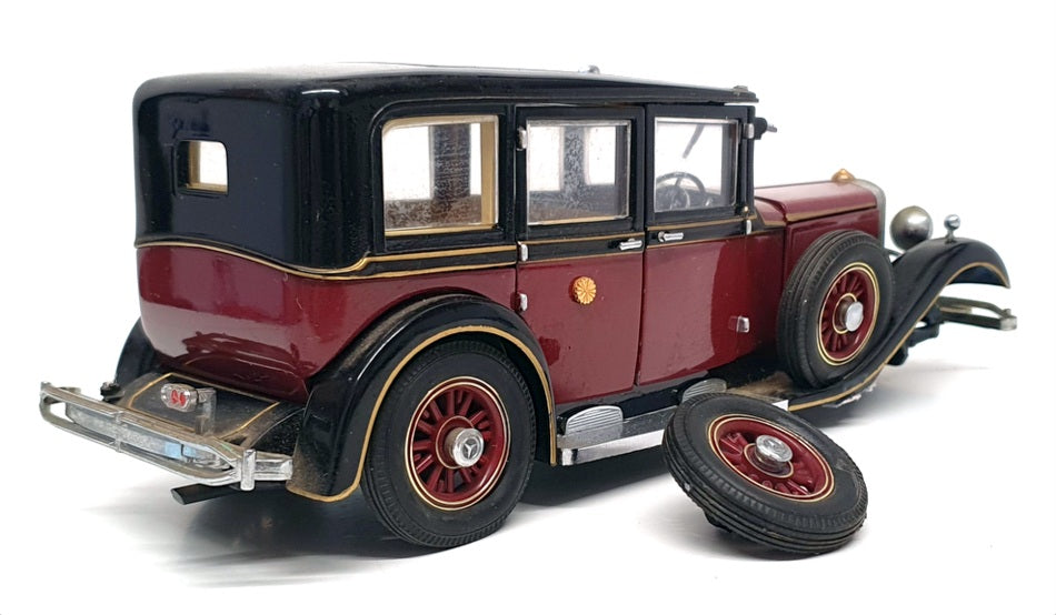 Lemaco Models 1/24 Scale 2823X - 1935 Mercedes Benz 770 - Maroon/Black