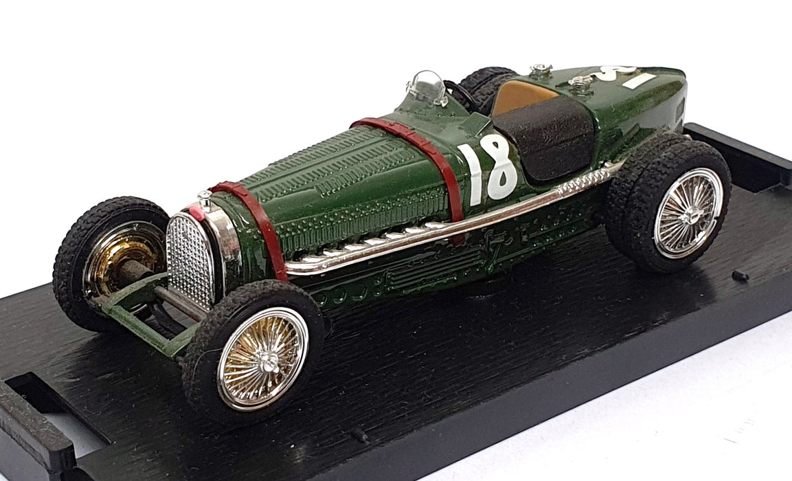 Brumm 1/43 Scale R173 - Bugatti Type 59 #18 Race Car 1933 - Green
