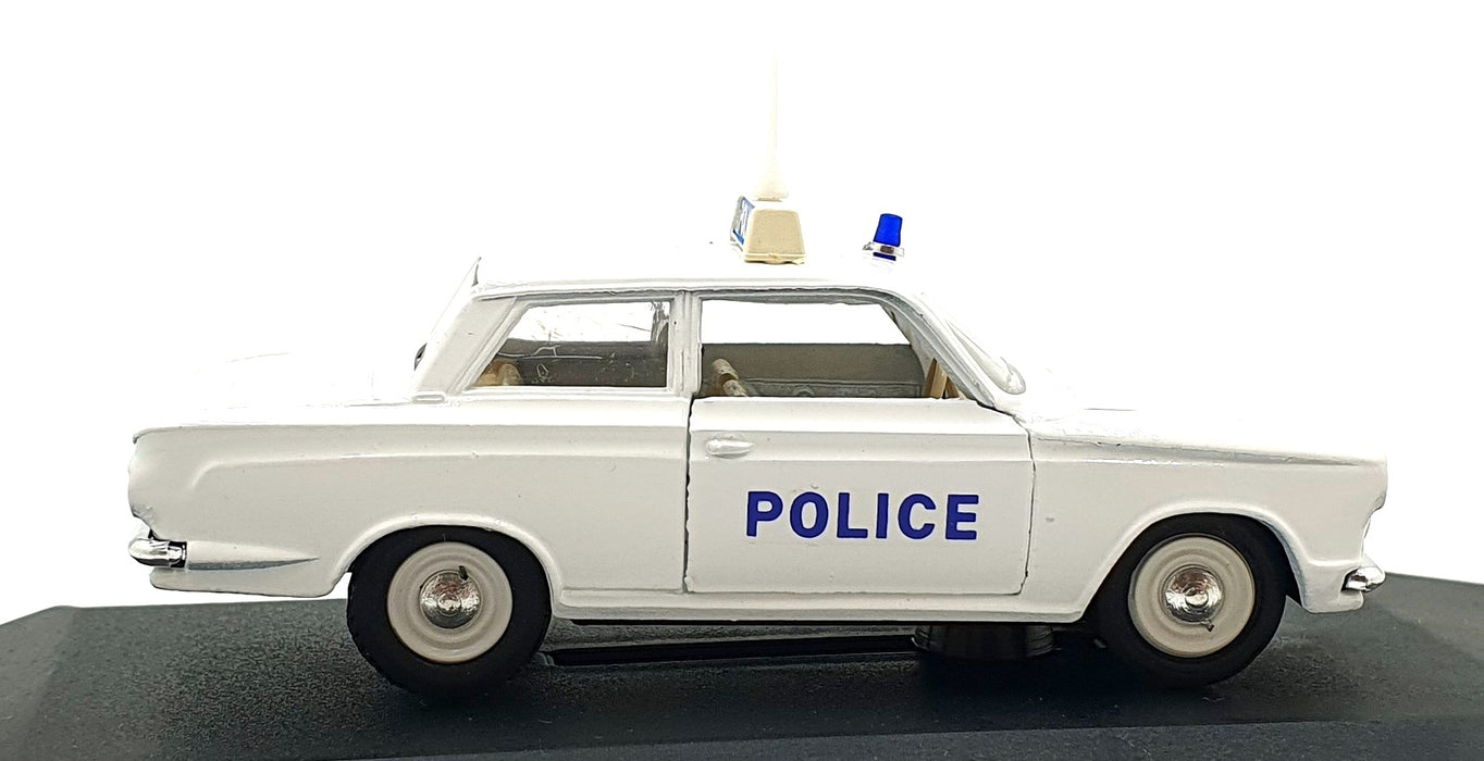 Eligor 1/43 Scale Diecast 1104 - 1965 Ford Cortina Police Car - White