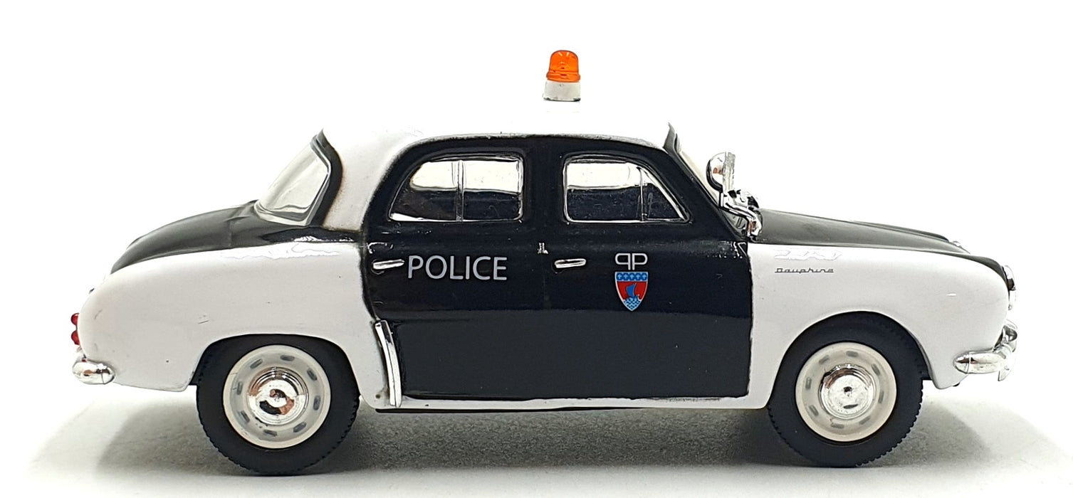 Norev Hachette 1/43 Scale E07861 - 1962 Renault Dauphine Police - Police Car