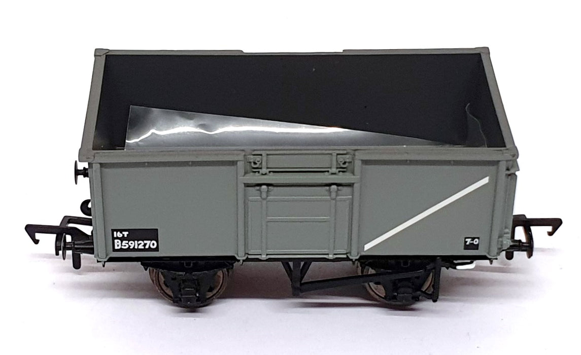 Bachmann OO 1/76 Scale 37-225D - 16T Steel Mineral Wagon BR Grey