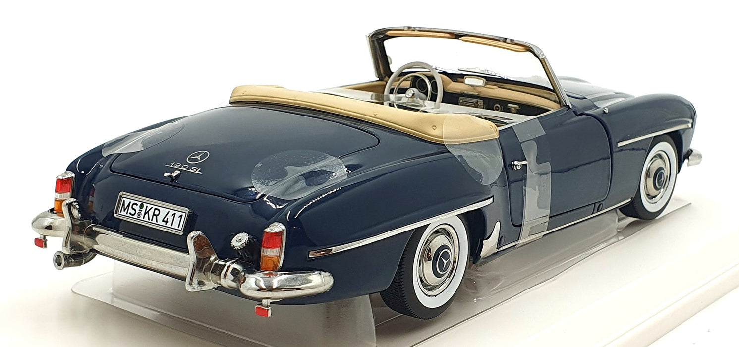 Norev 1/18 Scale Diecast 183403 - 1957 Mercedes-Benz 190 SL - Middle Blue
