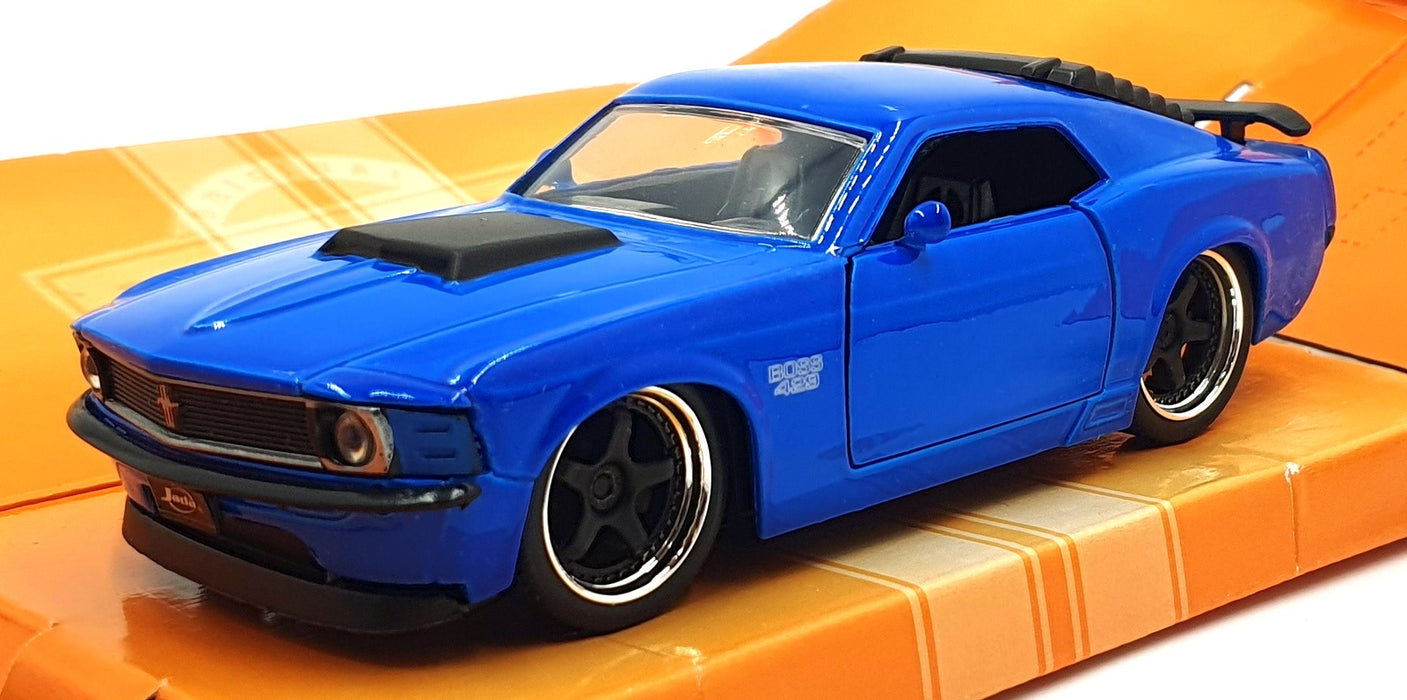 Jada 1/32 Scale Diecast 24073 - 1970 Ford Mustang BOSS 429 - Blue