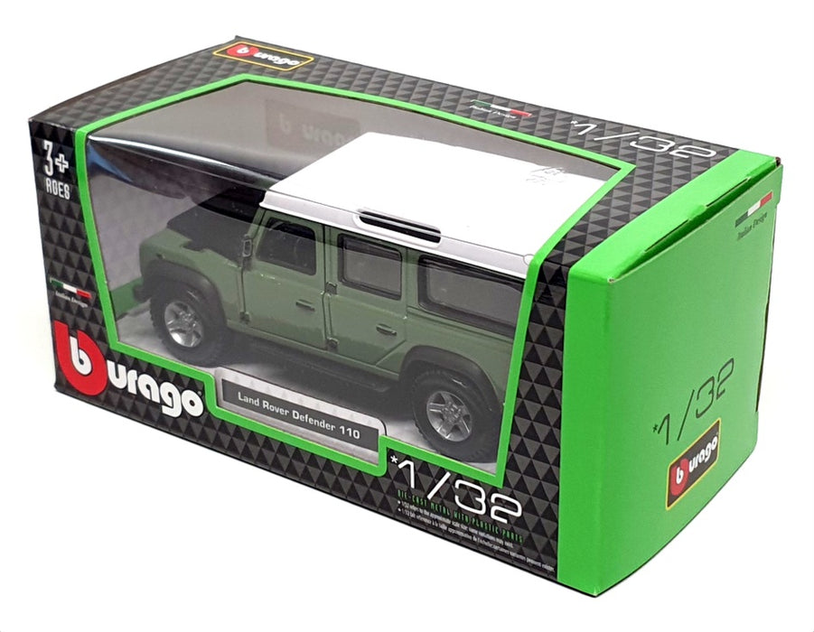 Burago 1/32 Scale 18-43029/GN - Land Rover Defender 110 - Green