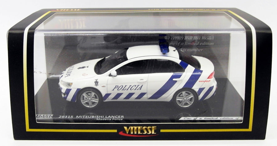Vitesse 1/43 Scale Diecast 29315 - Mitsubishi Lancia - Madeira Police