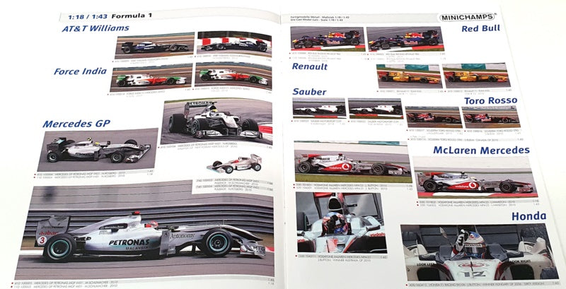 Minichamps Edition 2 2010 - A4 Fully Illustrated Catalogue 23 Colour Pages