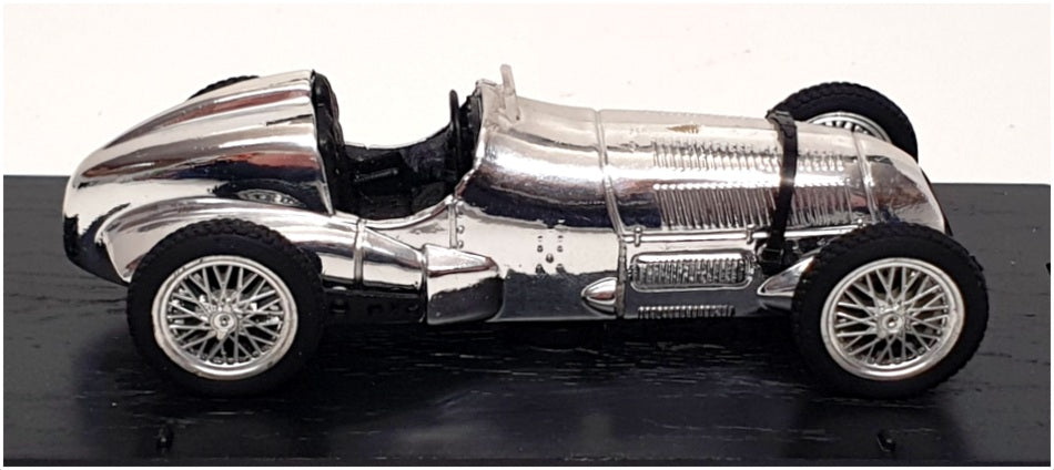 Brumm 1/43 Scale 1511 - 1937 Mercedes W 125 - Chrome Silver 