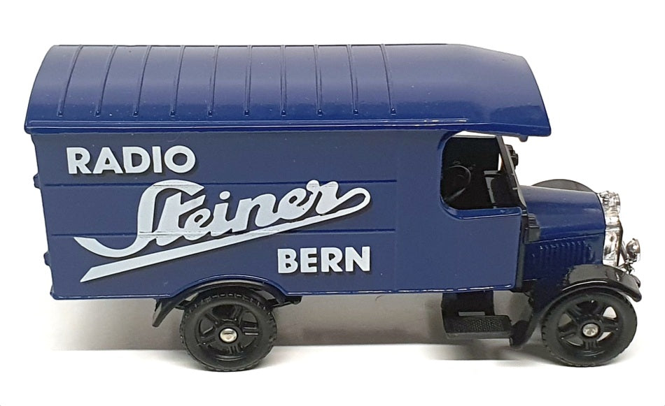 Corgi Appx 13cm Long 14224ST - Radio TV Steiner Thornycroft Van - Blue
