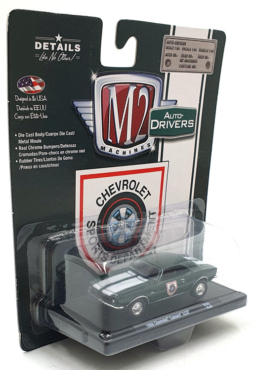 Castline M2 Machines 1/64 Scale R50 - 1968 Chevrolet Corvette Z/28 - Dark Green