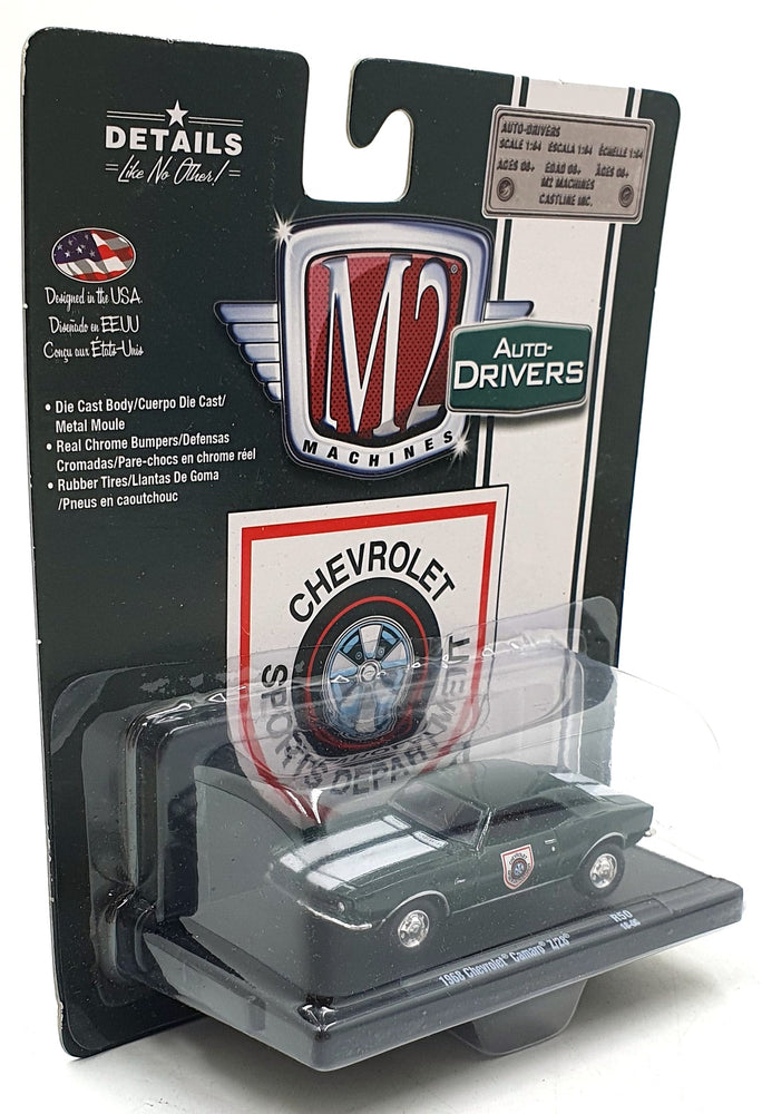 Castline M2 Machines 1/64 Scale R50 - 1968 Chevrolet Corvette Z/28 - Dark Green